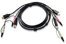 Aten Kabel KVM USB HDMI KVM 2L-7D02UH 2L-7D02UH