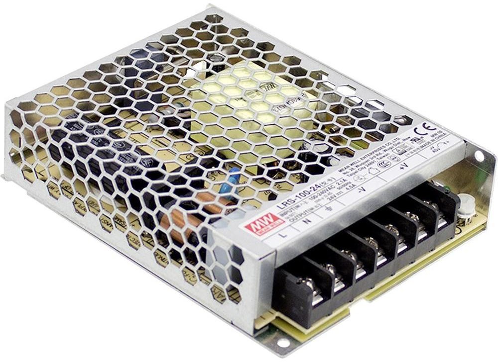 Mean Well Moduł zasilacza AD/DC zamknięty Mean Well LRS-100-24 108 W