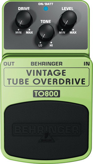 Behringer VINTAGE TUBE overdrive TO800 - efekt gitarowy