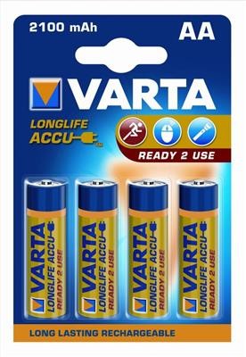 VARTA BATERIE Akumulatorki Varta Longlife Accu 2100mAh HR06/AA 4szt 56706101404