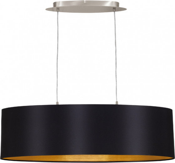 Eglo LAMPA wisząca MASERLO 31611 Abażurowa OPRAWA ZWIS nad stół do jadalni IP20