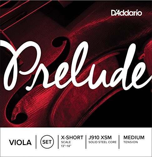 D'Addario j910-xsm Prelude Viola komplet strun z włókna węglowego stal/nikiel Extra-Short Medium J910 XSM