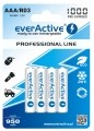 EverActive Akumulatory R03 AAA Ni-MH 1000 mAh ready to use 4 sztuki