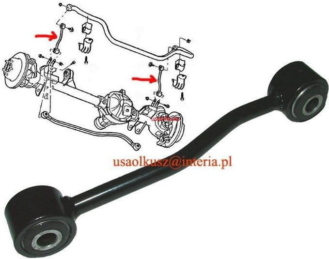ChassisPro Łącznik przedniego stabilizatora Jeep Grand Cherokee 1999-2004