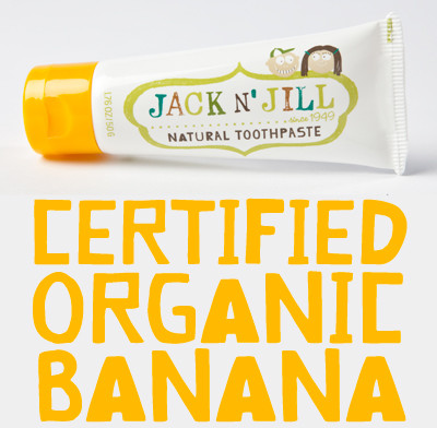 Jack NJill Jack Njill Naturalna Pasta Do Zębów, Organiczny Banan 50G