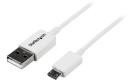StarTech Kabel USB MicroUSB2 m Biały USBPAUB2MW