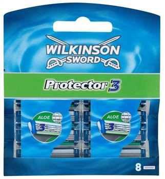 Wilkinson Sword Protector 3 zapasowe ostrza Aloe + Comfort + Protection 8 szt