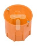 SIMET Puszka podtynkowa 60mm głęboka z wkrętami pomarańczowa Z60DFw 33035008 50szt. SIMET 1131-111AA-SI031