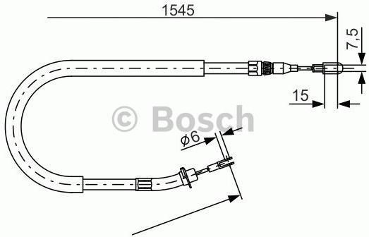 Bosch Cięgno, hamulec postojowy 1 987 477 857