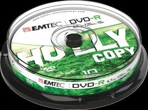 Emtec płyta DVD-R [ 4.7GB 16x ] 10 ECOVR471016CB