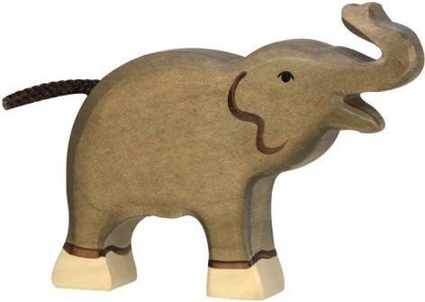 Holztiger Mały drewniany Słonik 80150