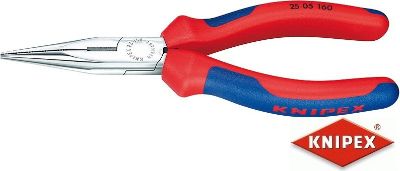 Knipex szczypce tnące półokrągłe, radiowe, dwukomponentowe (25 05 140/ 160)