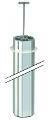 Simon Simon Connect Kolumna ALK czterostronna anodyzowane aluminium ALK5400/8 ALK5400/8