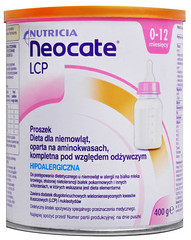 Nutricia NEOCATE LCP 400 g proszek 8634003