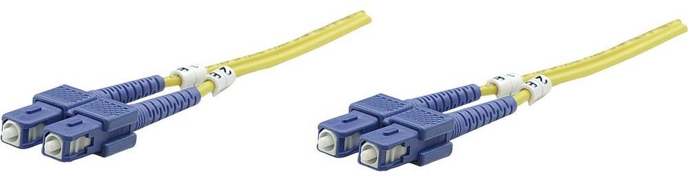 Intellinet Kabel Światłowód 470612 [1x złącze męskie SC 1x złącze męskie SC] 9/125 Singlemode OS2 2 m