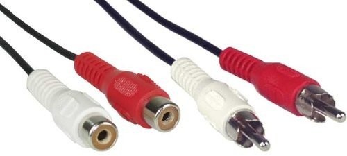 InLine przedłużenie, 2 X cinch, wtyk/gniazdo cinch, 20 m 1 szt. 4043718098774