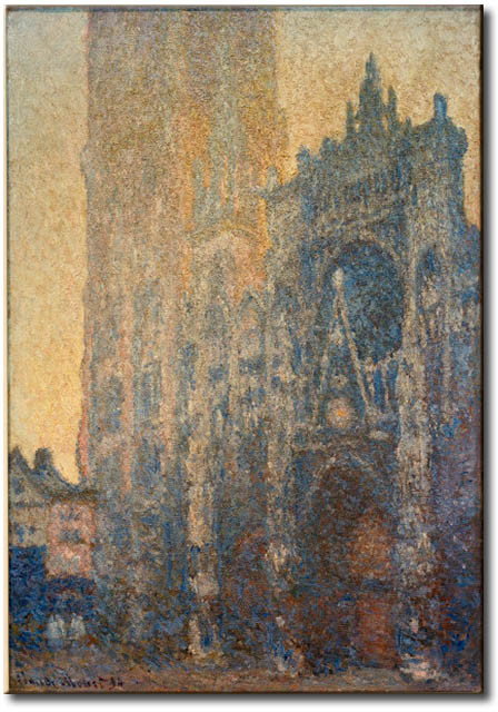Bimago Obraz The Cathedral of Rouen, the portal, morning mood 54634