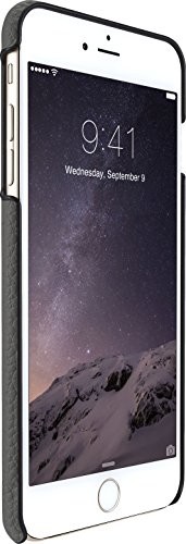 Just Mobile - leren snap-on hoesje voor iPhone 6s+ - grijs