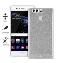 PURO Glitter Shine Cover - Etui Huawei P10 (Silver) 10_9518