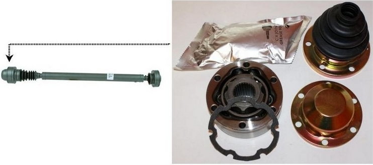 Eurodriveshafts Przegub wału napędowego ME709