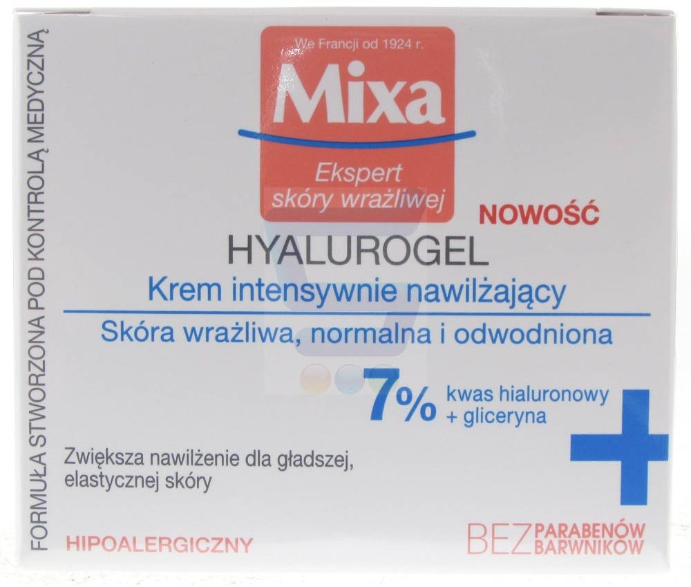 Mixa Hyalurogel Krem intensywnie nawilżający 50 ml