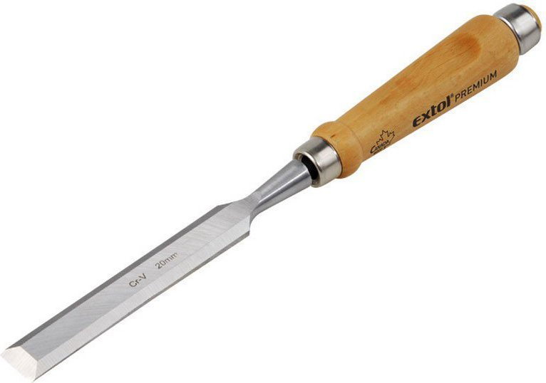 EXTOL PREMIUM dłuto z rączką bukową, 38mm, długość 290mm 8812338