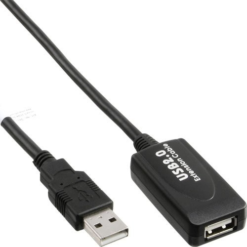 InLine Kabel USB USB 2.0 active-extension 5m active extension cable USB A M F 5m 34605I