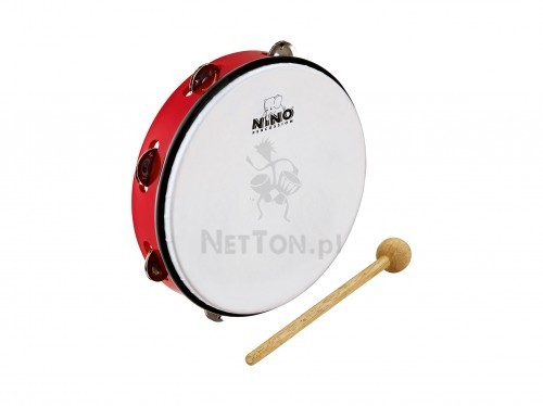 Nino Percussion NINO24R TAMBURYNO z ABS 10