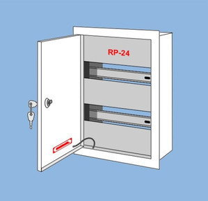 Karwasz Rozdzielnica podtynkowa RP-24-P Z P/T RP-24 Z