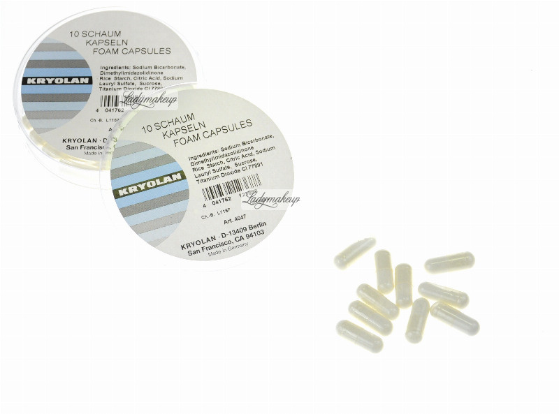 KRYOLAN FOAM CAPSULES - Sztuczna piana w kapsułkach - 10 sztuk - Art. 4047 KR4047