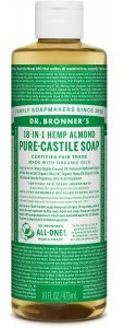 Dr Bronner's Migdałowe kastylijskie mydło w płynie Almond Castile Soap 472 ml - Dr Bronner's 2839-0