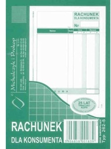 Michalczyk&Prokop Druk Rachunek dla konsumenta A6 MP049