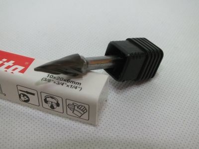 MAKITA FREZUJĄCA KOŃCÓWKA TRZPIENIOWA 10x20x6MM 3/8