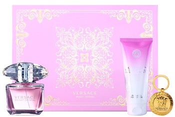Versace Bright Crystal woda toaletowa 90 ml + mleczko do ciała 100 ml + breloczek na klucze 1 ks