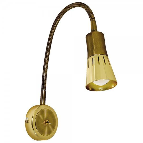 Candellux LIGHTING SP. Z O.O. ARENA Kinkiet WYSIĘGNIK 1*40W R50 E14 Złoto PATYN