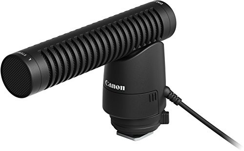 EOS Canon DM-E1 zewnętrzny mikrofon kierunkowy (o szerokim zakresie częstotliwości, o dużej czułości, przeznaczony do rejestracji wyraźnego dźwięku stereo analogowe) 1429C001