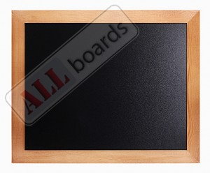 Allboards Tablica czarna kredowa w ramie drewnianej 100x80 cm TB108XL