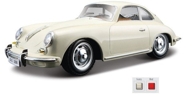 Bburago Bijoux Porsche 356B Coupe 1961 18-22079