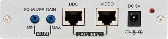 Cypress Profesjonalny extender DVI Over CAT5 Rx at 100m CA-DVI100R