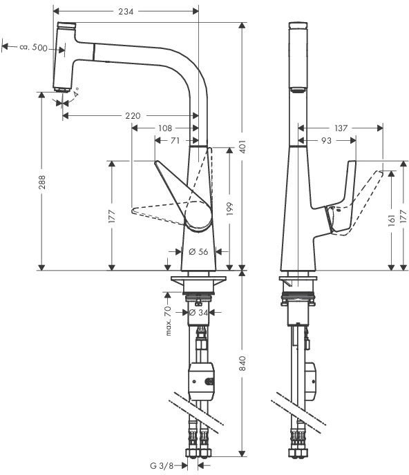 Hansgrohe Talis Select S 72821000