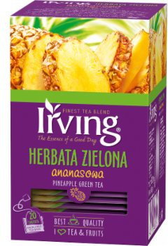 Irving HERBATA ZIELONA ANANASOWA 20 KOP.
