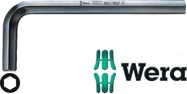 Wera klucz imbus 10,0x112 mm (ampulowy) trzpieniowy krótki chromowany, metryc (5021065001)