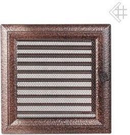Kratki.pl Kratka kominkowa malowana OSKAR miedziana 22x22 z żaluzją 6674-898A9_2