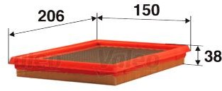 Valeo filtr powietrza panelowy 585284 - Bezpłatny zwrot do 30 dni, największy wybór produktów. 585284