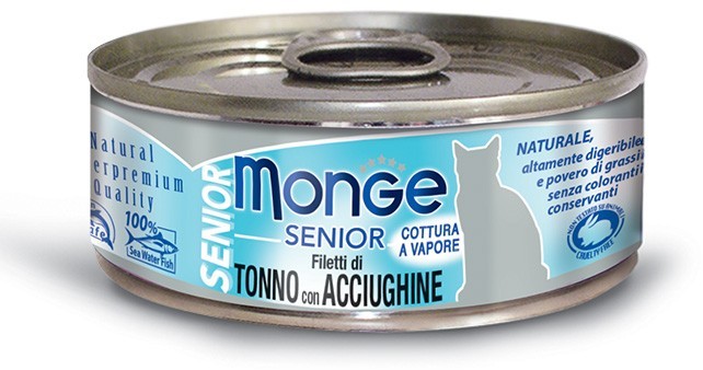 Monge Jelly Senior Tuńczyk Z Anchois 80G