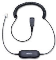 Jabra Smart Cord, QD to RJ9, coiled, with 8-position switch configurator 88001-0 (88001-04)