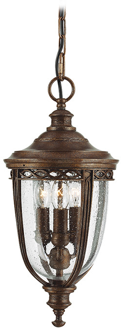 Elstead Lighting Lampa wisząca ENGLISH BRIDLE  FE/EB8/M BRB IP44