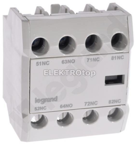 Legrand STYKI POM. FRONT. CTX3 3P (9-150A) / 4P (40-135A) 1NO3NC 416856