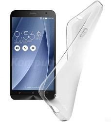 Cellular Line Etui gumowe SHAPE transparentne do Asus Zenfone 2 5 CSHAPECASUSZ (CSHAPECASUSZEN25T)