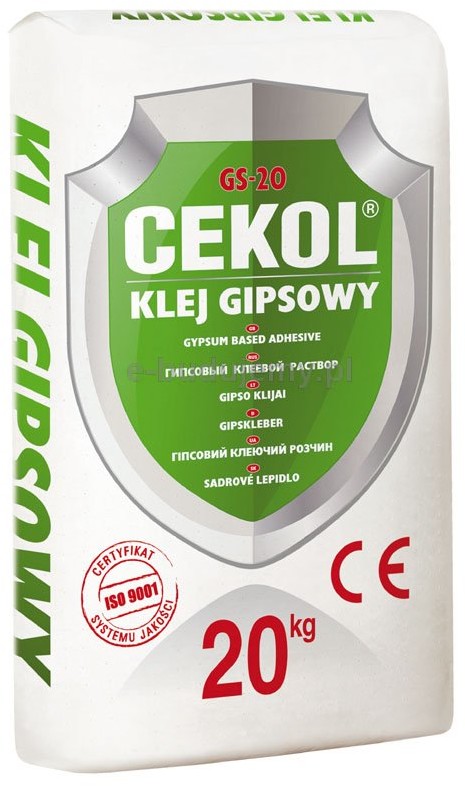 Cekol Klej Gipsowy  Gs-20 10 Kg